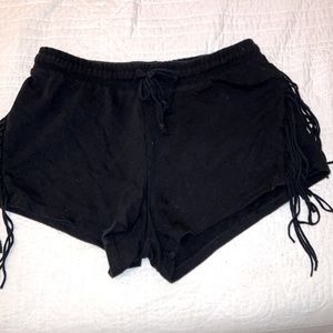 Kittenish Fringe Shorts